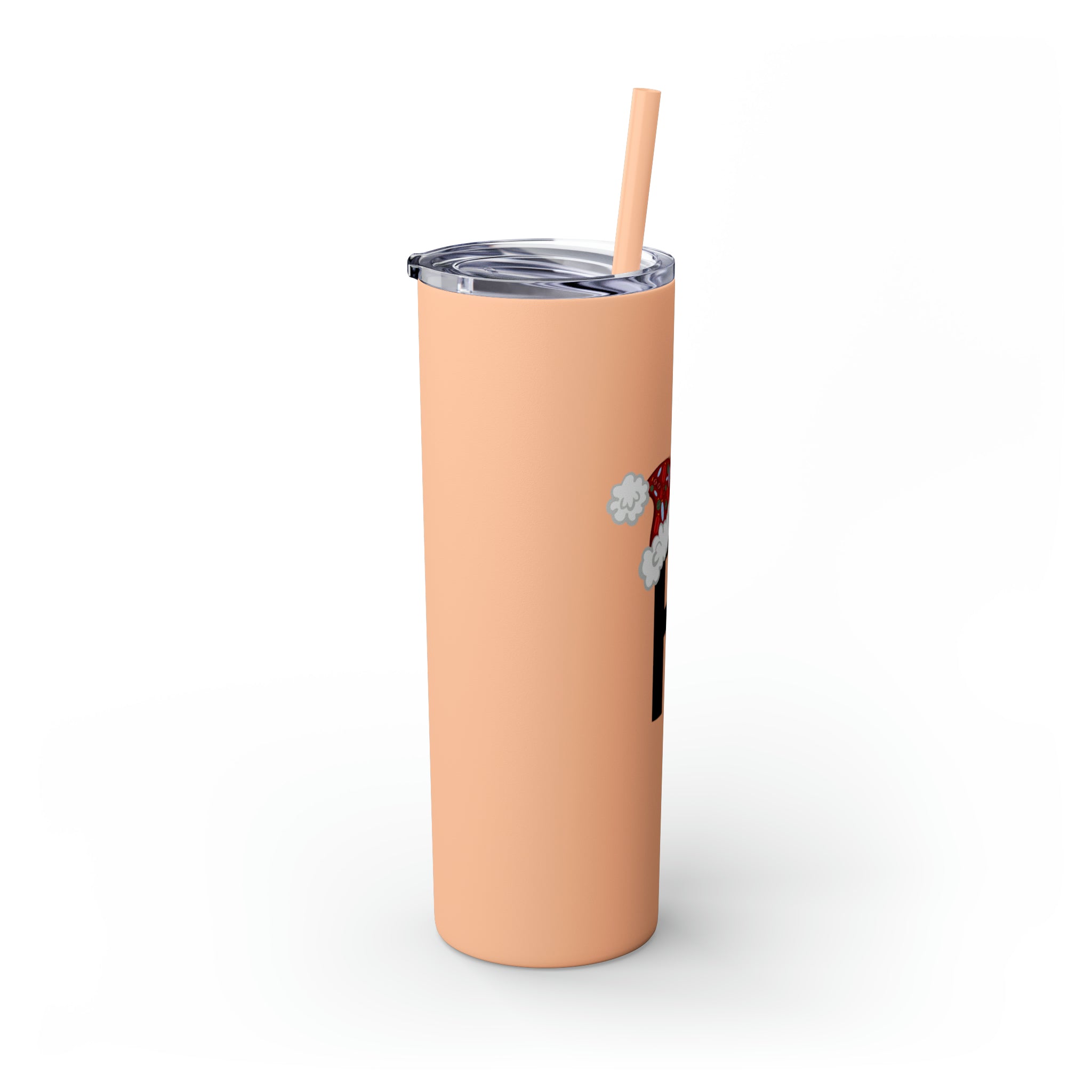 Rx Santa Hat - Skinny Tumbler with Straw, 20oz