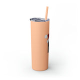 Rx Santa Hat - Skinny Tumbler with Straw, 20oz