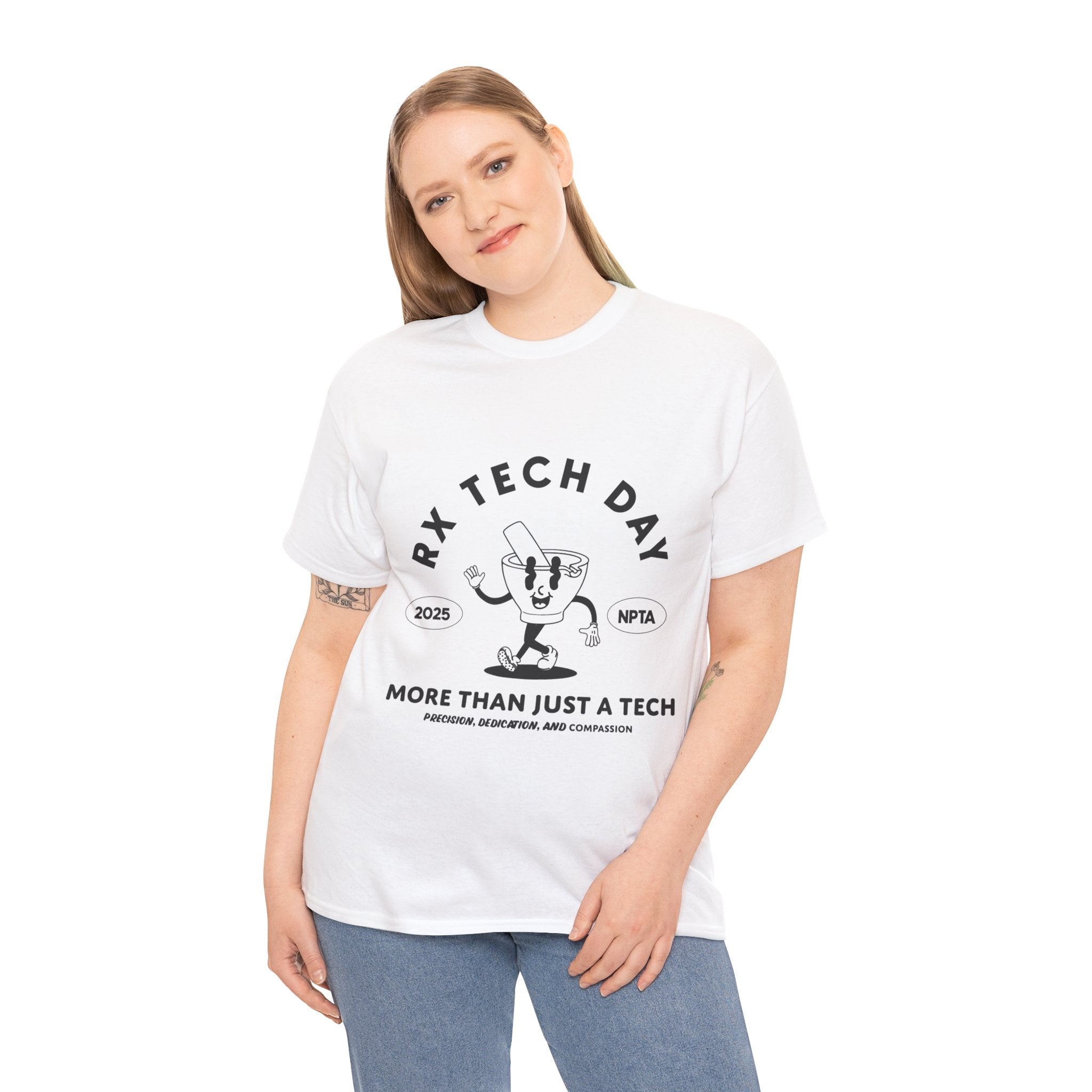 RxTech Day 2025 Mortar and Pestle Mascot Shirt