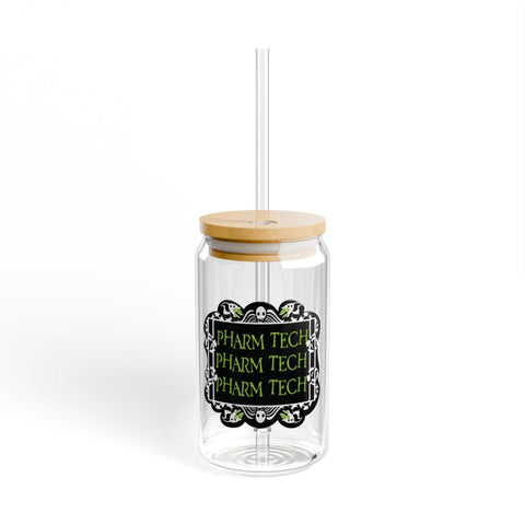 Beetlejuice Pharm Tech Sipper Glass // Halloween