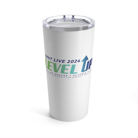 CPhT Live 2024 Level Up Tumbler 20oz - White