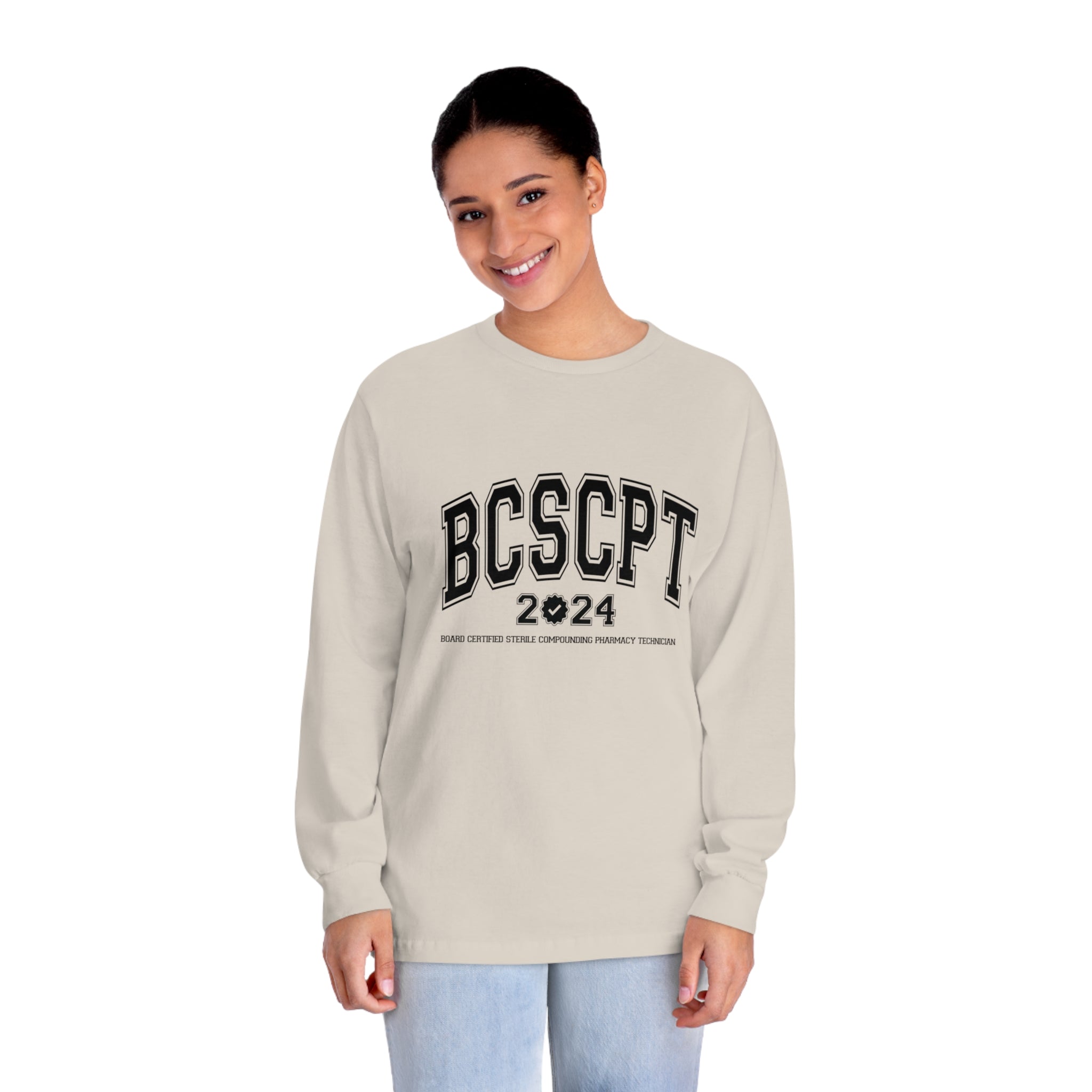 BCSCPT - Board Certified Sterile Compounding Pharmacy Technician Long Sleeve T-Shirt - v2