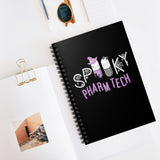 Spooky Pharm Tech "Spider Webs" Notebook- Black