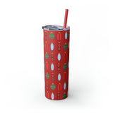 Pharmacy Pill Ornaments - Skinny Tumbler with Straw, 20oz