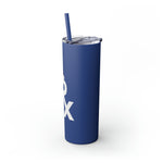 Rx Santa Hat - Skinny Tumbler with Straw, 20oz