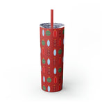 Pharmacy Pill Ornaments - Skinny Tumbler with Straw, 20oz