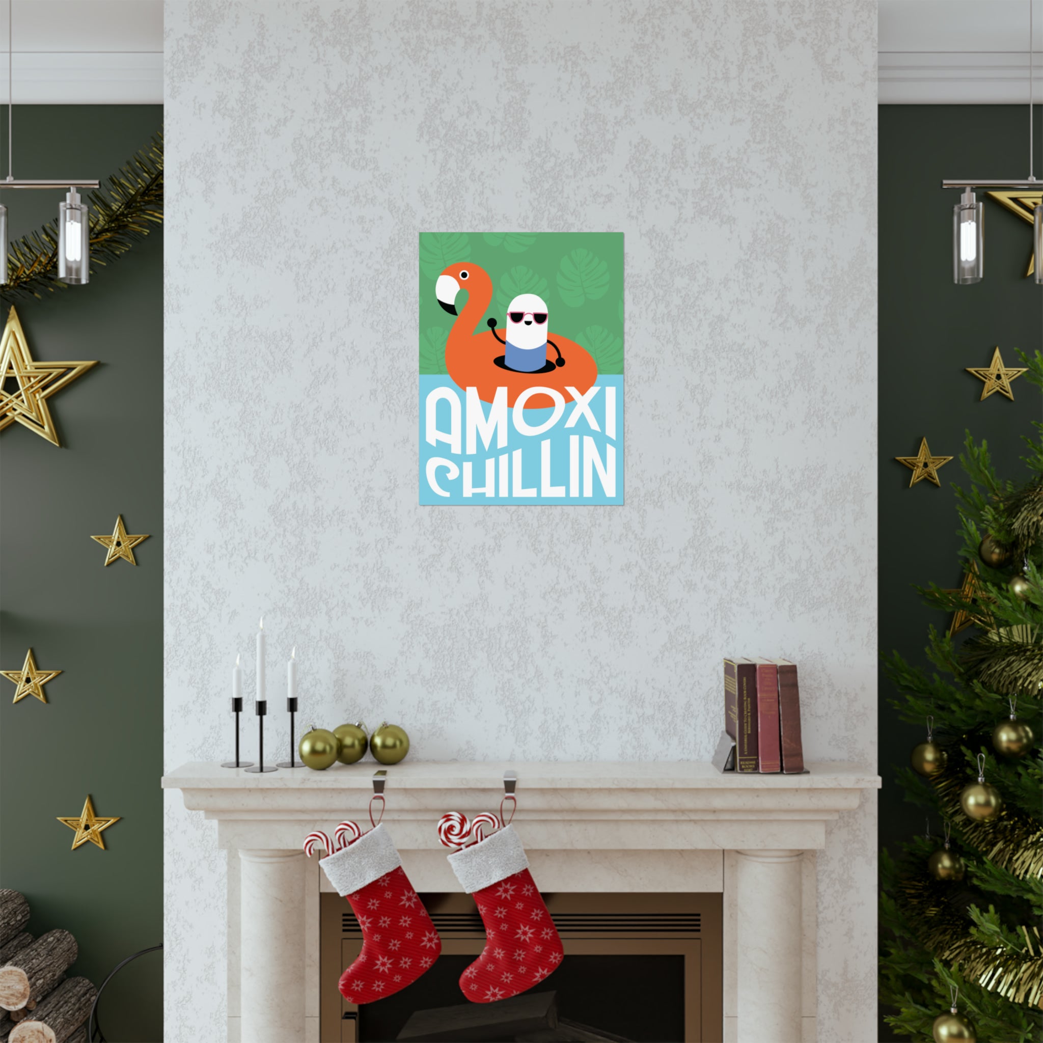 Amoxi-"Chillin" Matte Vertical Poster - Pharmacy Fun Decor