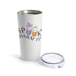 Spooky Pharm Tech Tumbler 20oz- White