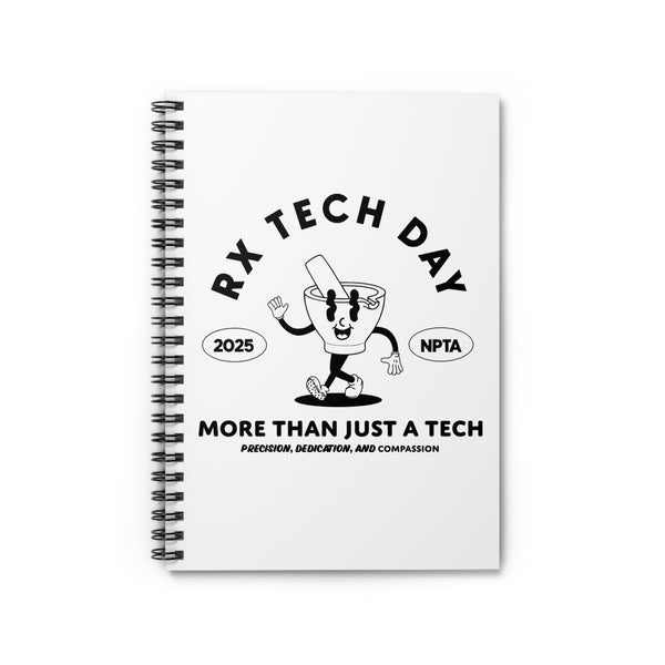World Rx Tech Day 2025 Mortar Cartoon - Notebook