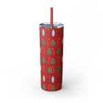 Pharmacy Pill Ornaments - Skinny Tumbler with Straw, 20oz