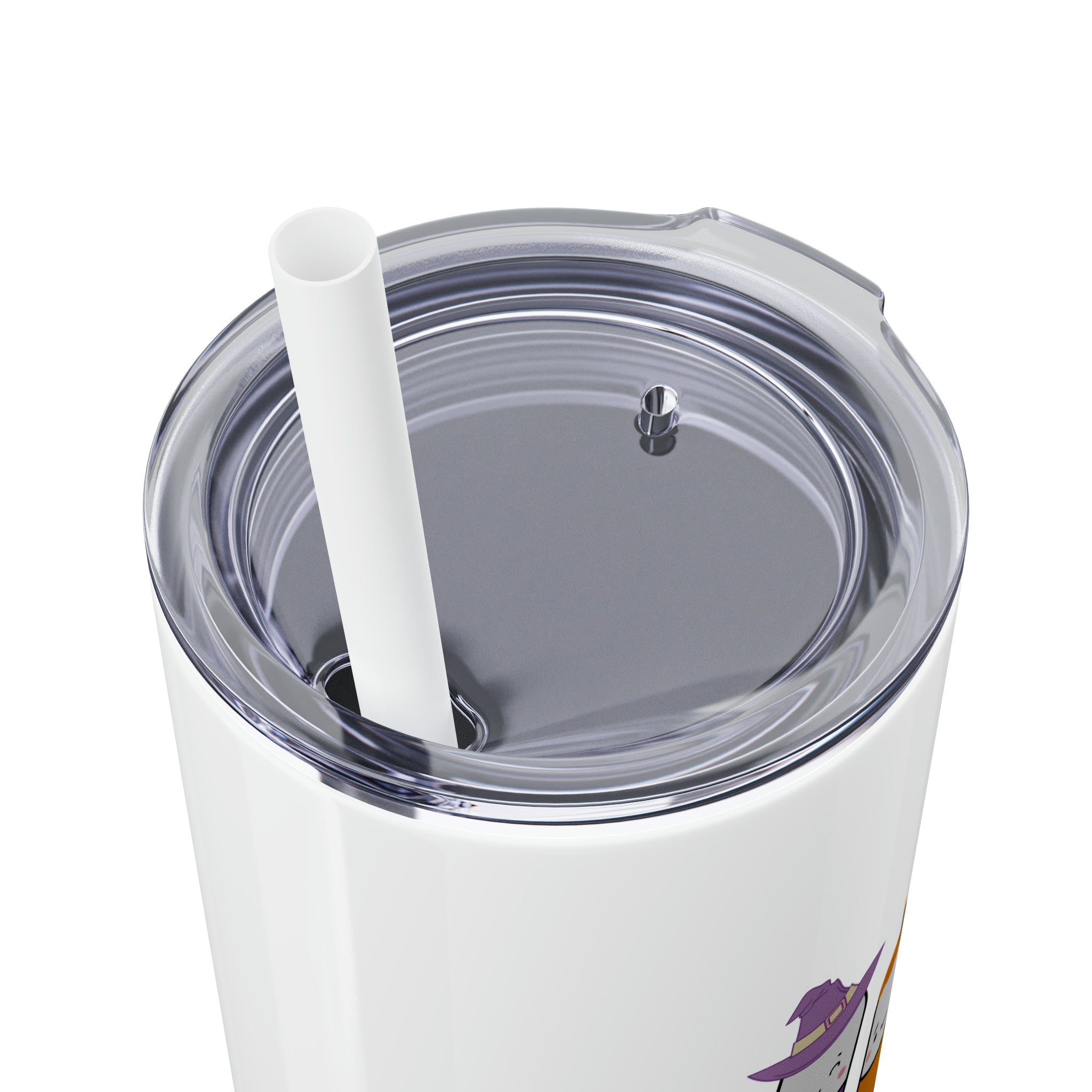 Spooky Pharm Tech Skinny Tumbler with Straw, 20oz