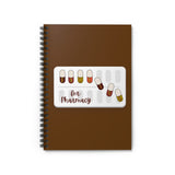 Falling for Pharmacy Notebook- Brown