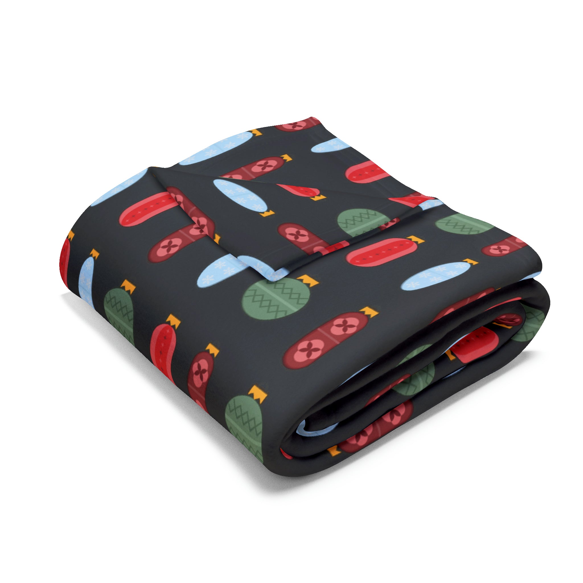 Pharmacy Pills Ornaments - Arctic Fleece Blanket (Black)