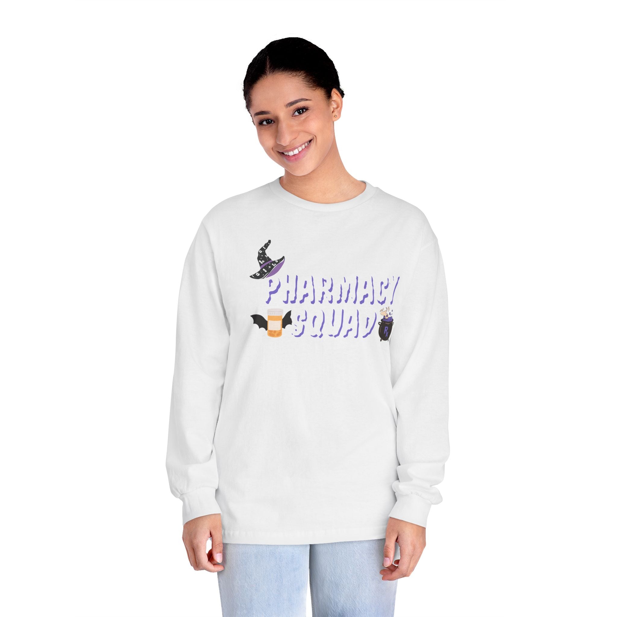 Halloween 2025 Pharmacy Squad Long Sleeve T-Shirt
