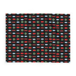 Pharmacy Pills Ornaments - Arctic Fleece Blanket (Black)