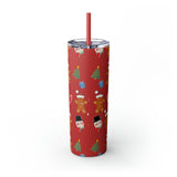 RX Gingerbreads - Skinny Tumbler with Straw, 20oz