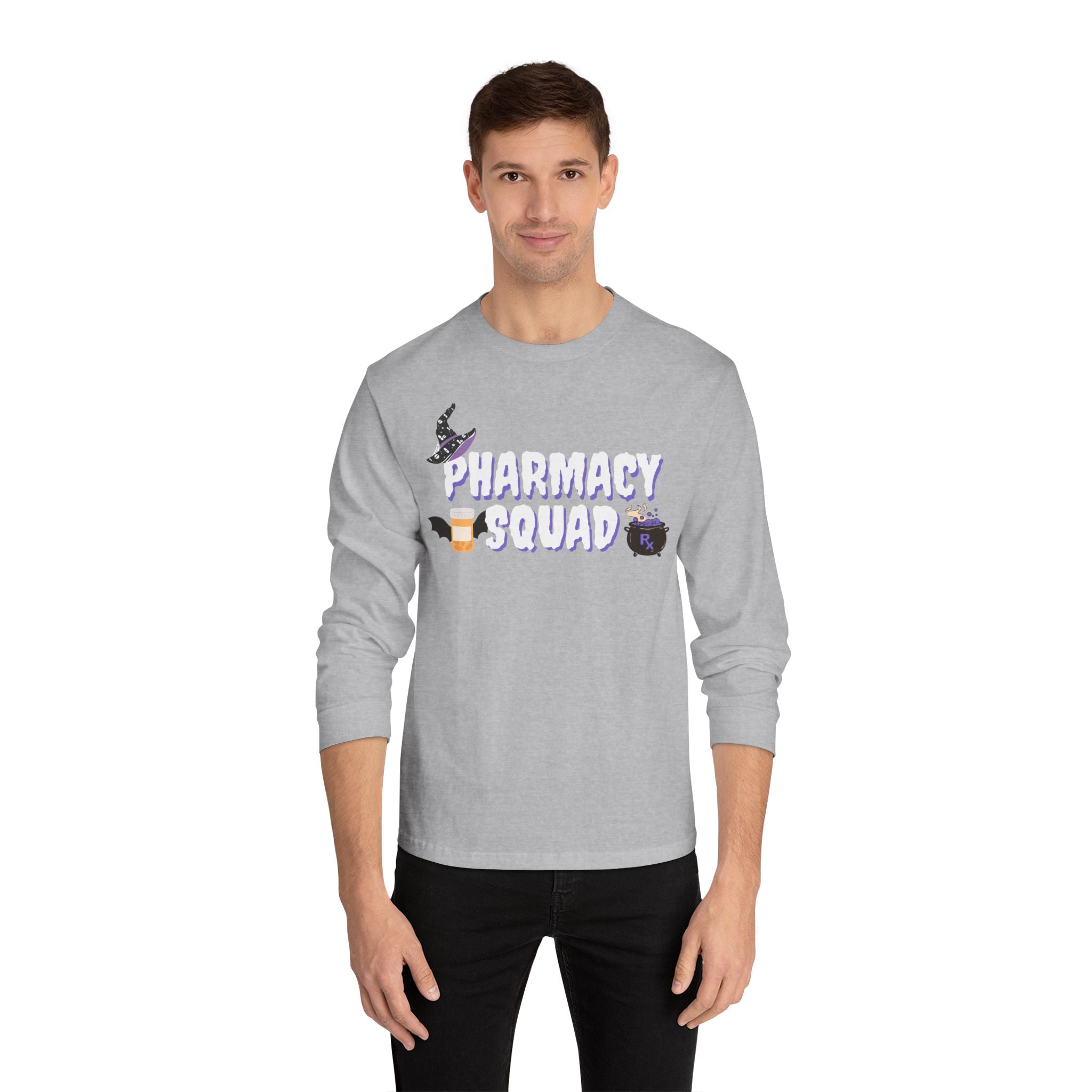 Halloween 2025 Pharmacy Squad Long Sleeve T-Shirt