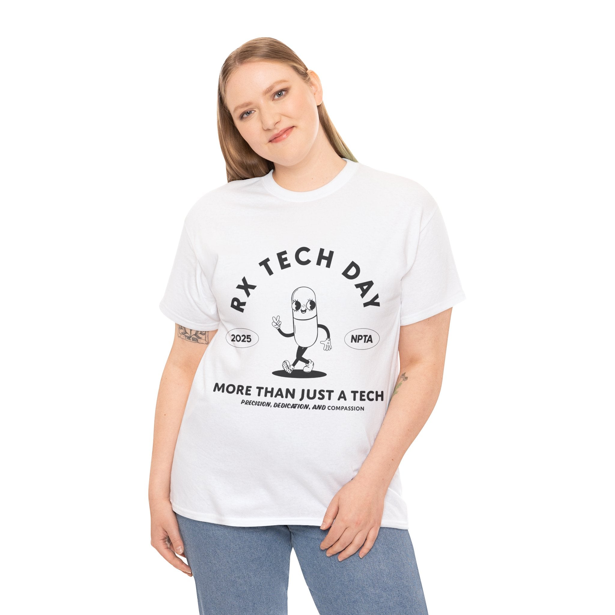 World Rx Tech Day 2025  Pill Cartoon Character Shirt