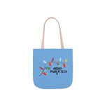 Merry Pharm Tech - Polyester Canvas Tote Bag (Blue)