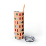 Pharmacy Pill Ornaments - Skinny Tumbler with Straw, 20oz