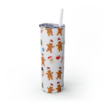 RX Gingerbreads - Skinny Tumbler with Straw, 20oz