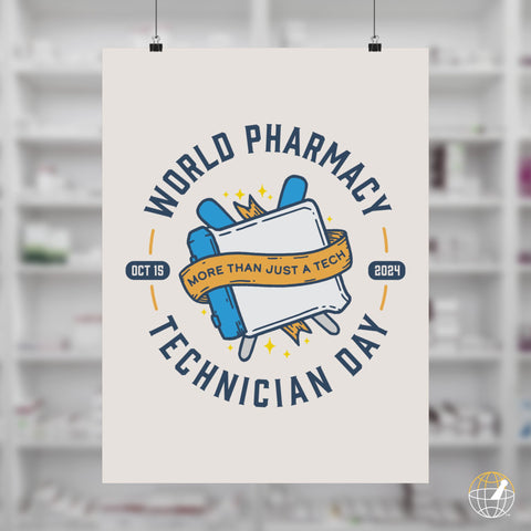 More Than Just A Tech: Pharmacy Technician Day 2024 Poster// Counting Tray Edition