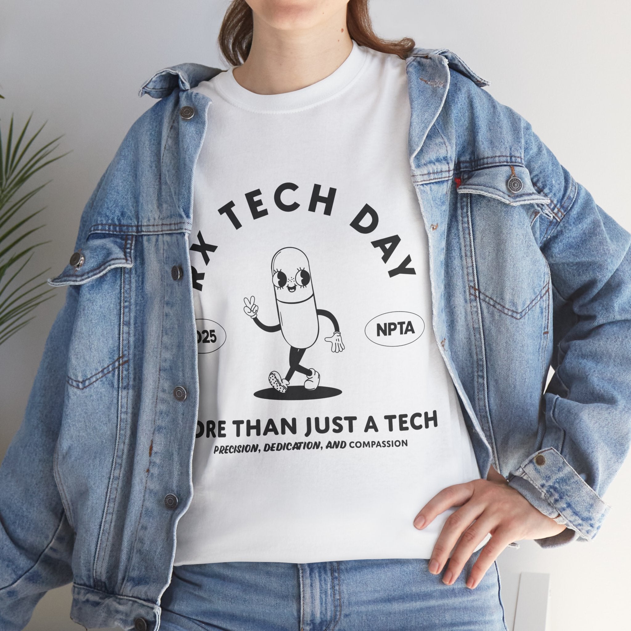 World Rx Tech Day 2025  Pill Cartoon Character Shirt