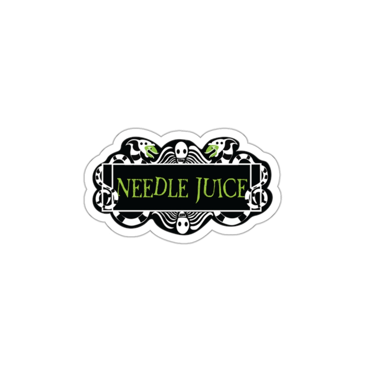 Needle Juice Pharm Tech Sticker // Halloween