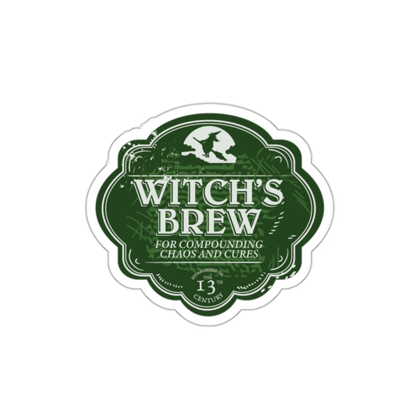 Witches Brew Green Sticker // Halloween