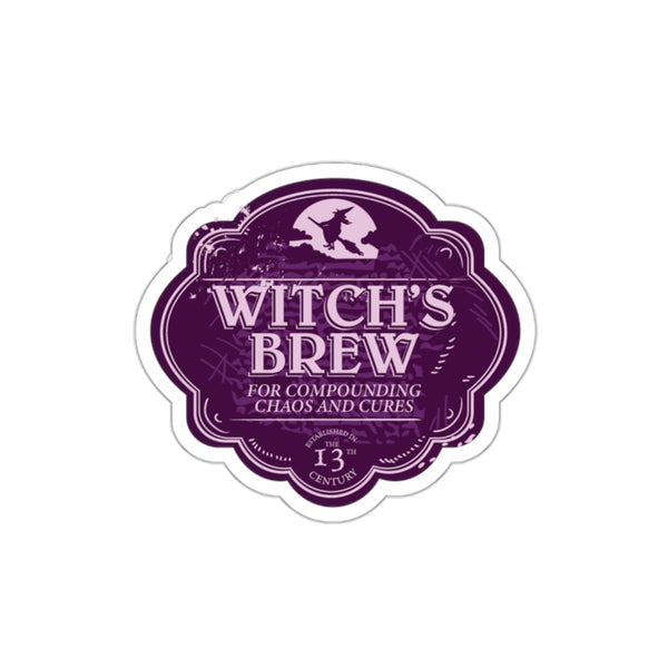 Witches Brew Purple  Sticker // Halloween