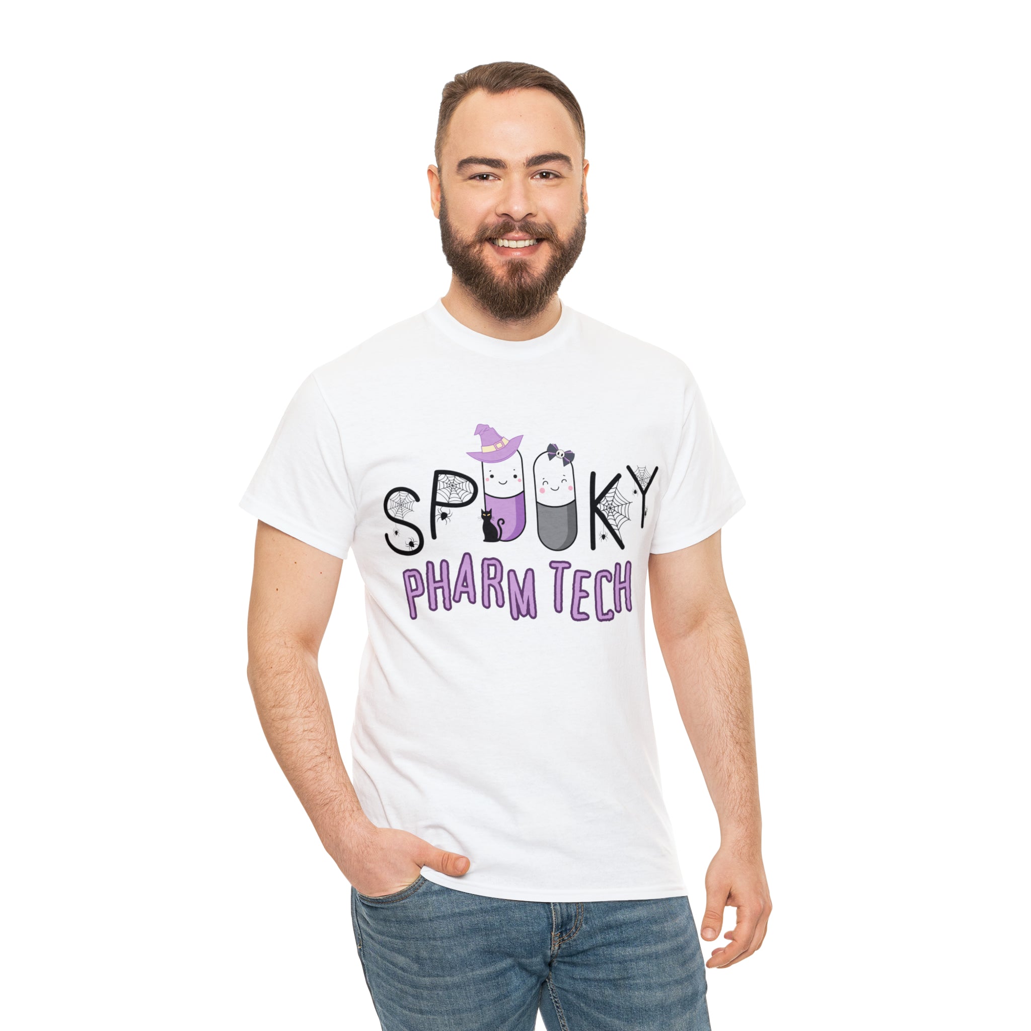 Spooky Pharm Tech "Spider Webs" T-Shirt