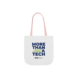 RxTech Day 2025 "More Than Just A Tech" (White) - Polyester Canvas Tote Bag