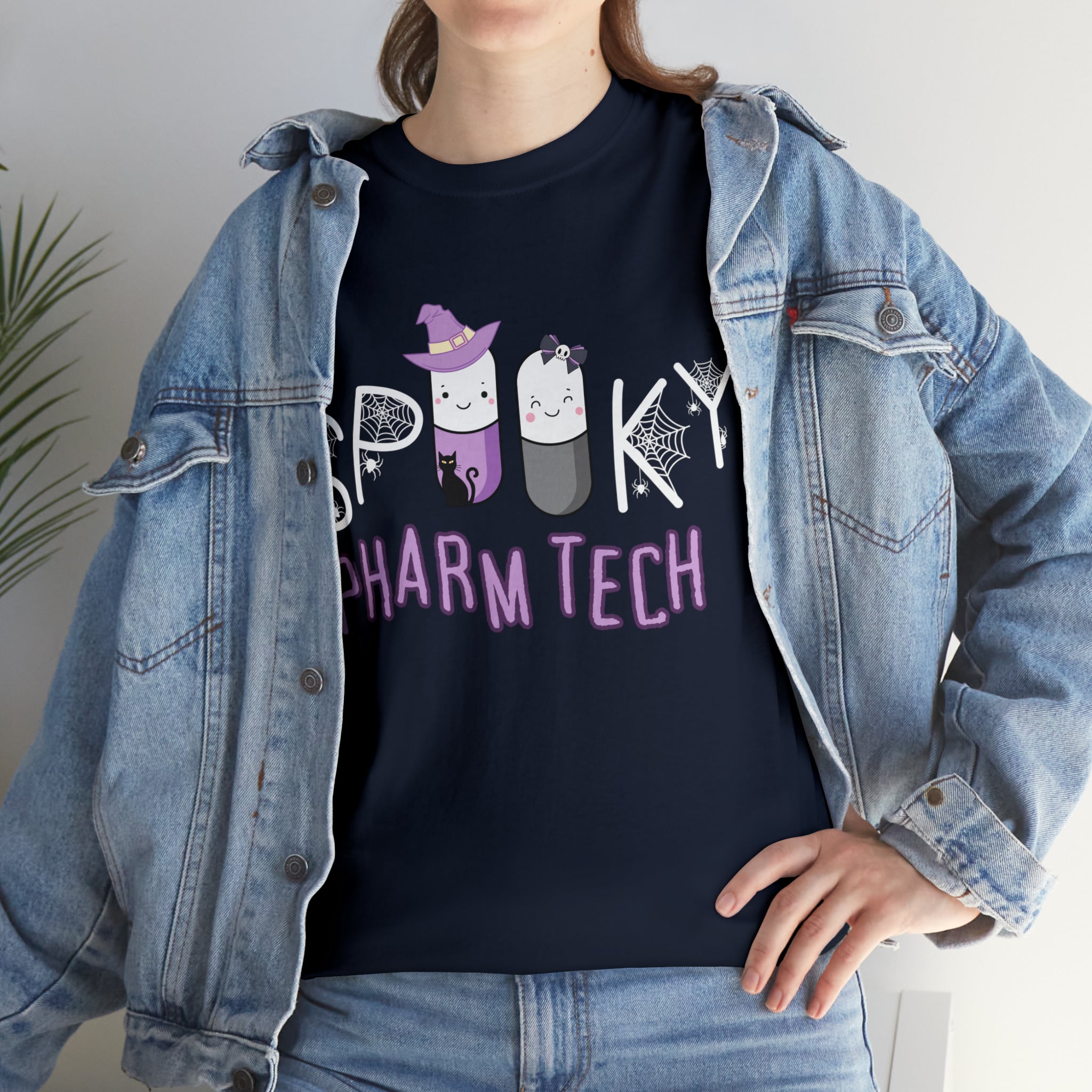 Spooky Pharm Tech "Spider Webs" T-Shirt