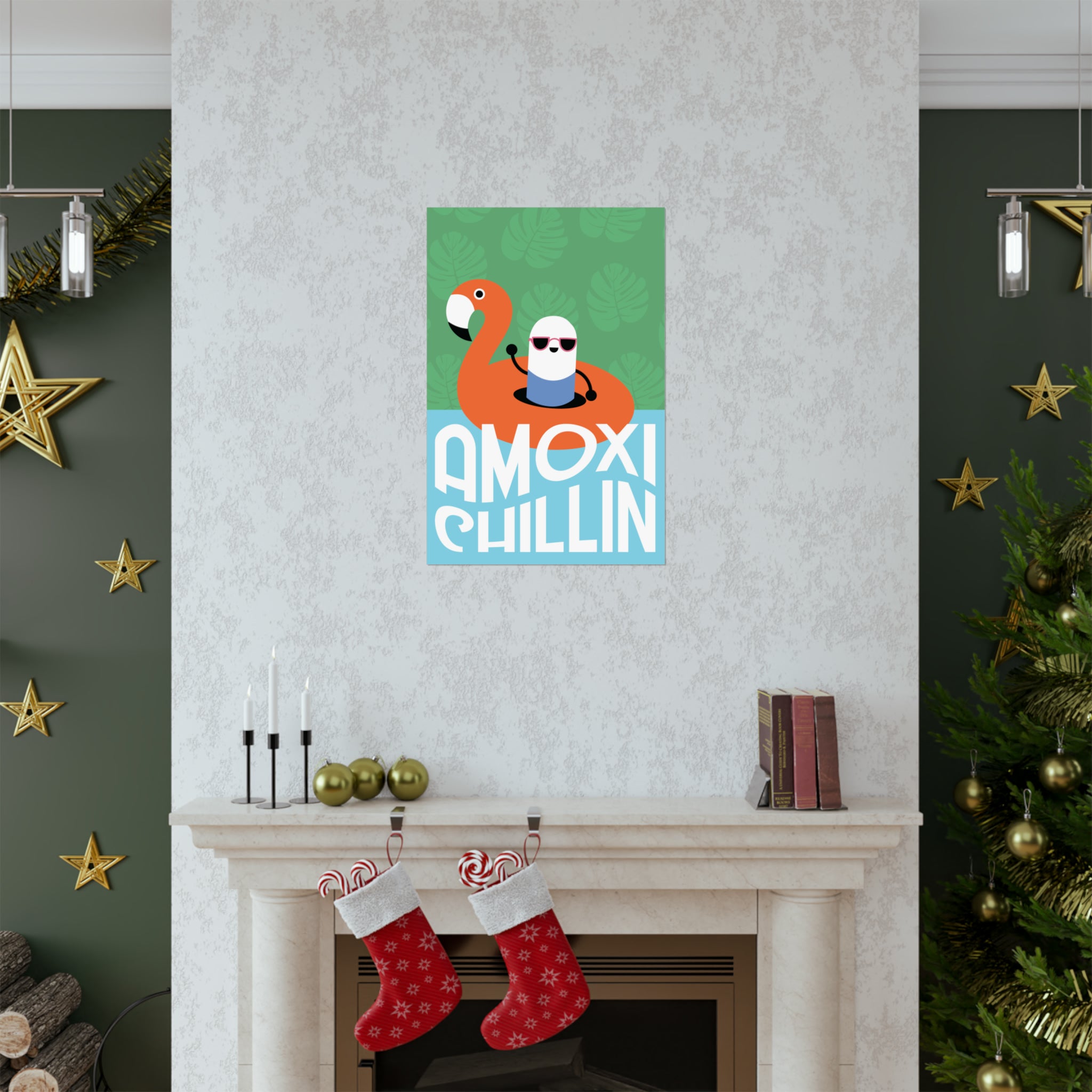 Amoxi-"Chillin" Matte Vertical Poster - Pharmacy Fun Decor