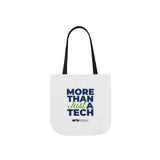 RxTech Day 2025 "More Than Just A Tech" (White) - Polyester Canvas Tote Bag