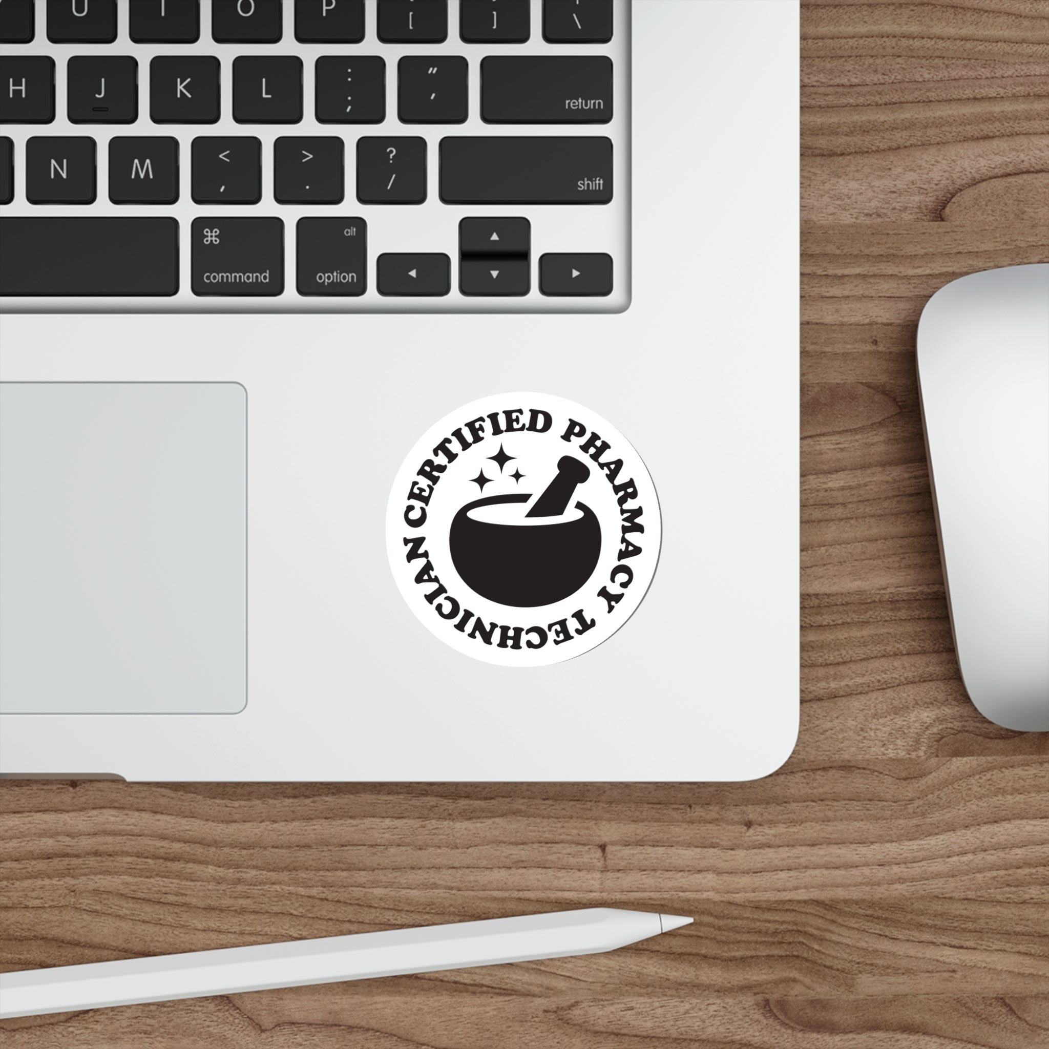 CPhT Mortar & Pestle Sticker- Solid