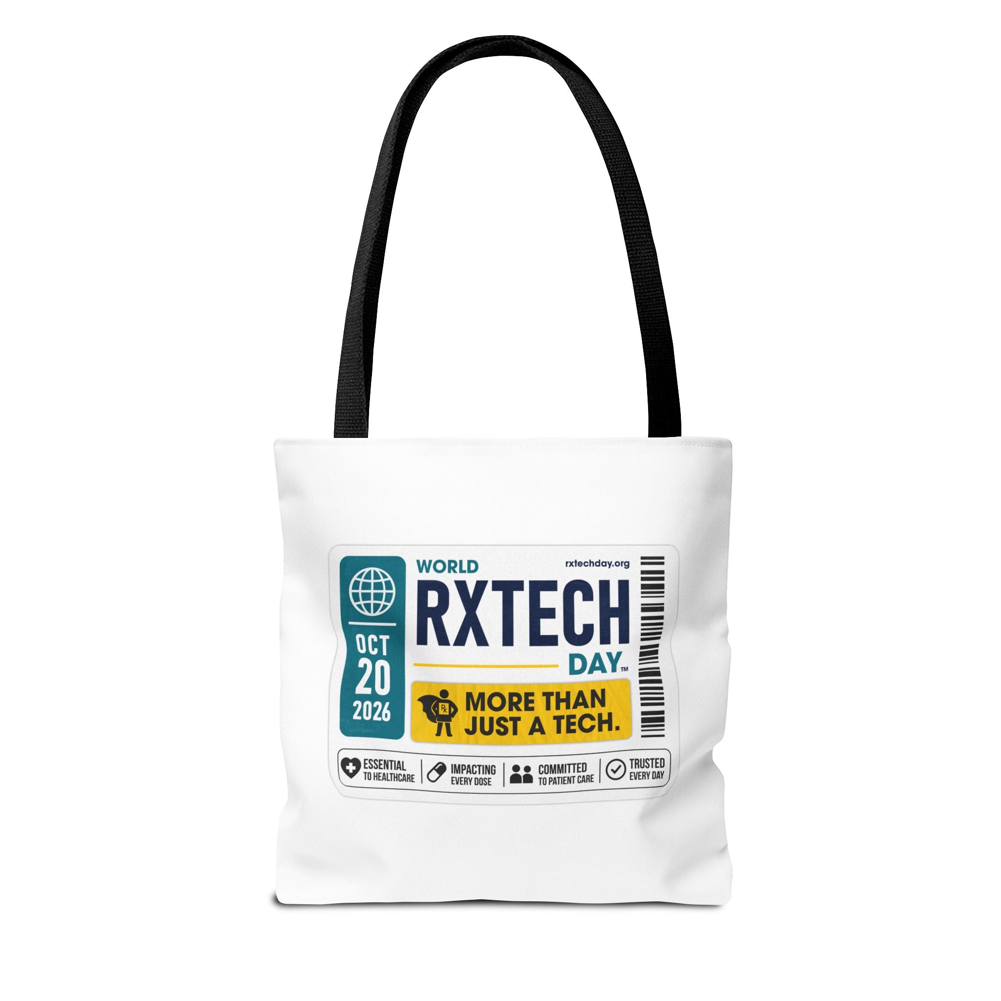 More Than Just a Tech — World RxTech Day 2026 Tote Bag
