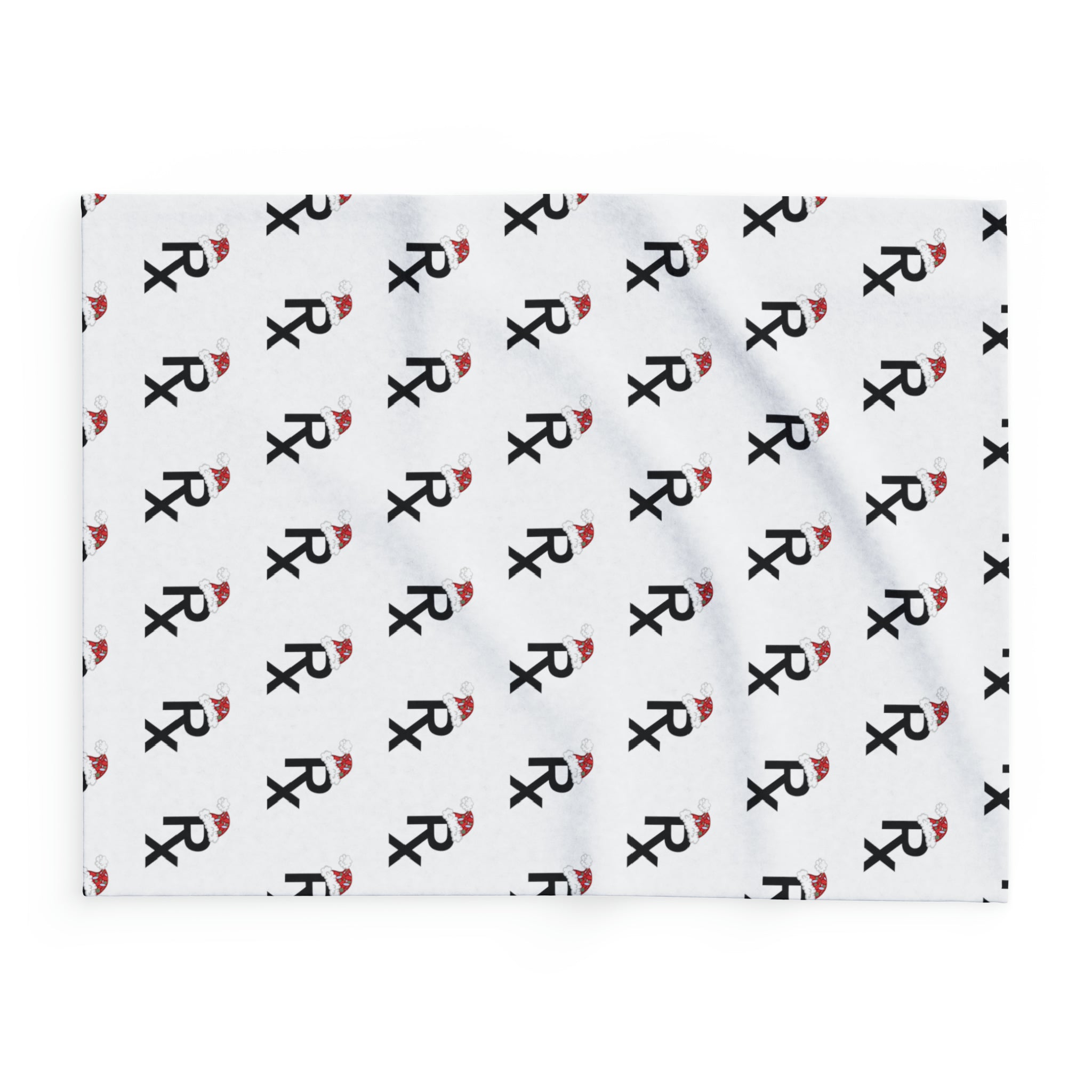 Rx Santa Hat - Arctic Fleece Blanket (White)