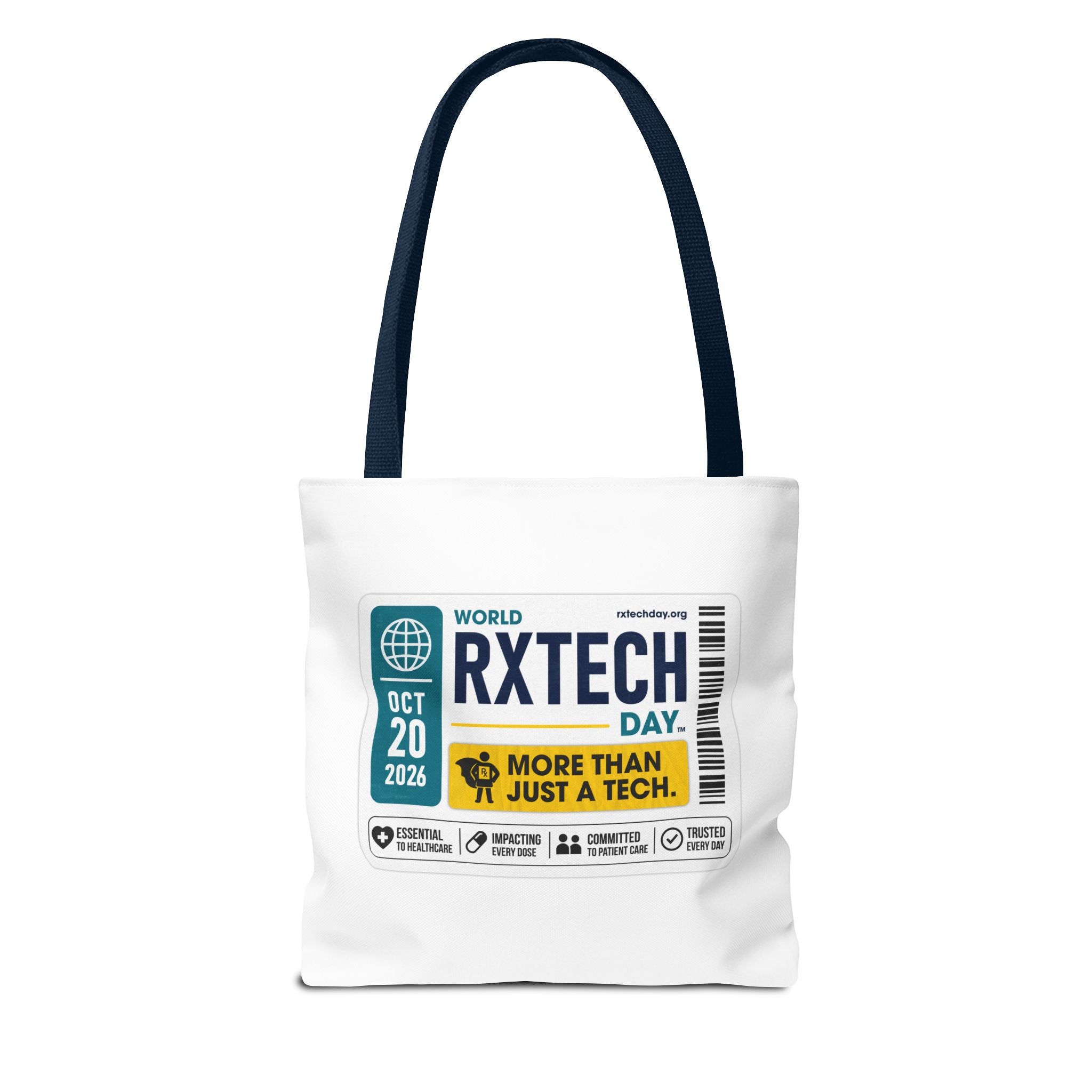 More Than Just a Tech — World RxTech Day 2026 Tote Bag