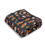 Rx Gingerbreads - Arctic Fleece Blanket (Black)