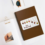 Falling for Pharmacy Notebook- Brown