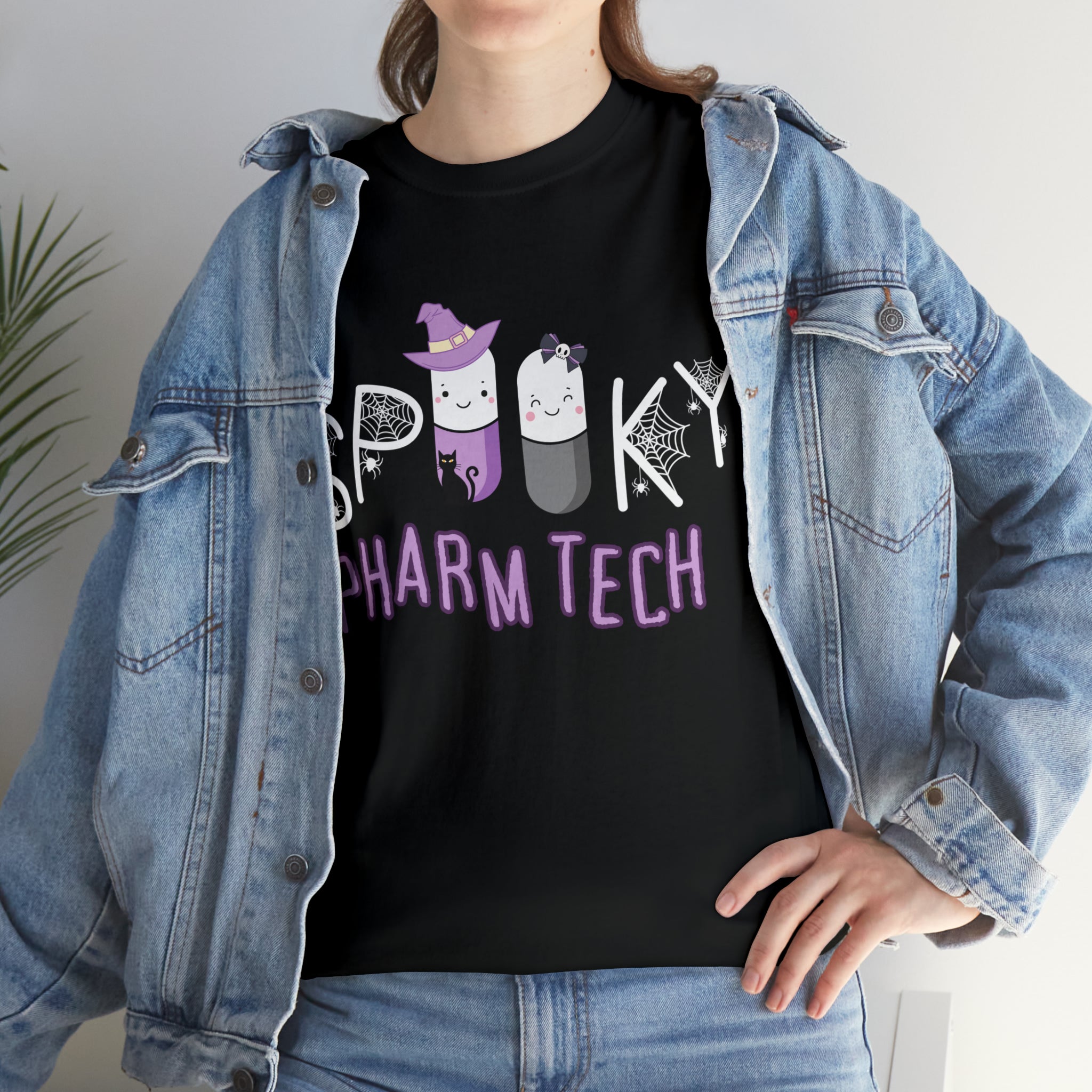 Spooky Pharm Tech "Spider Webs" T-Shirt