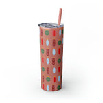 Pharmacy Pill Ornaments - Skinny Tumbler with Straw, 20oz