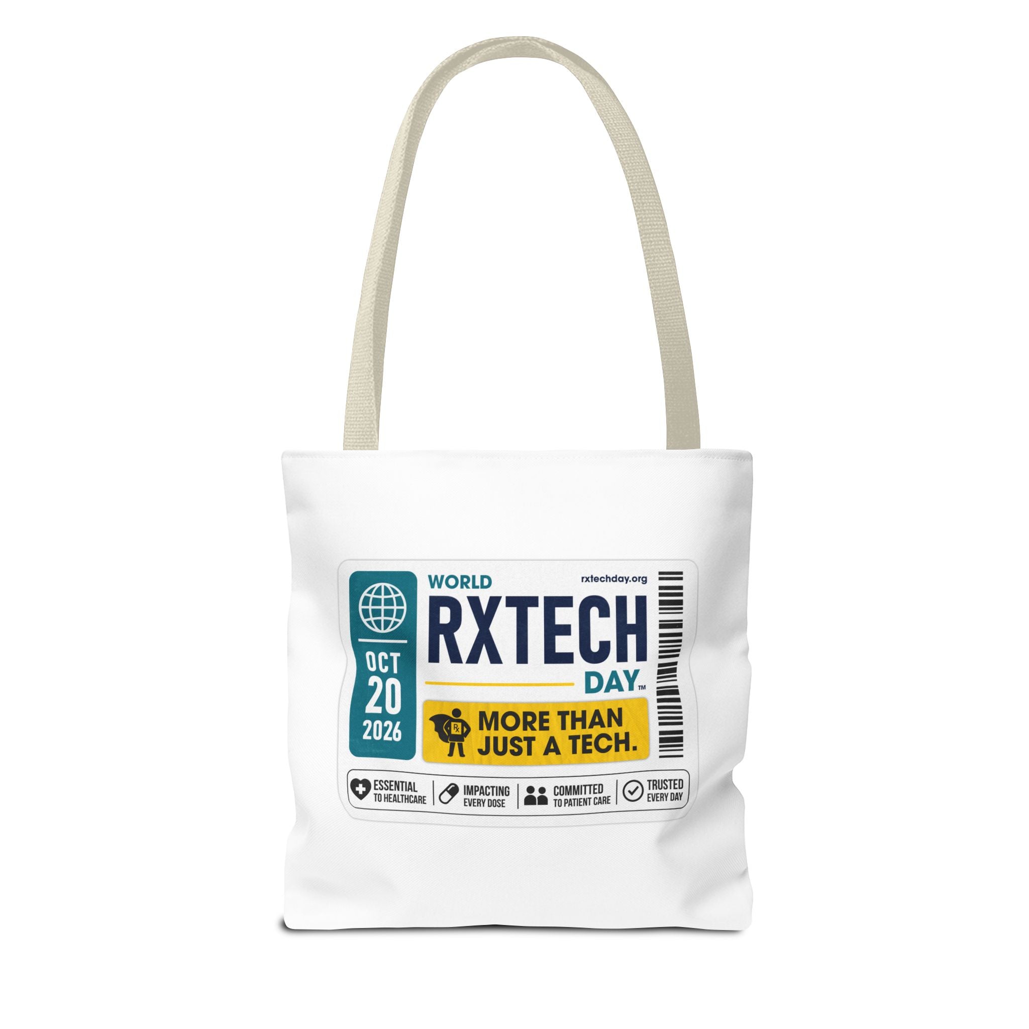 More Than Just a Tech — World RxTech Day 2026 Tote Bag
