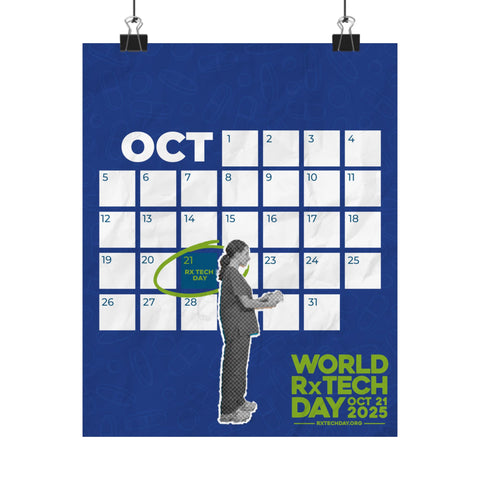 RxTech Day 2025 Calendar Poster – Mark the Date