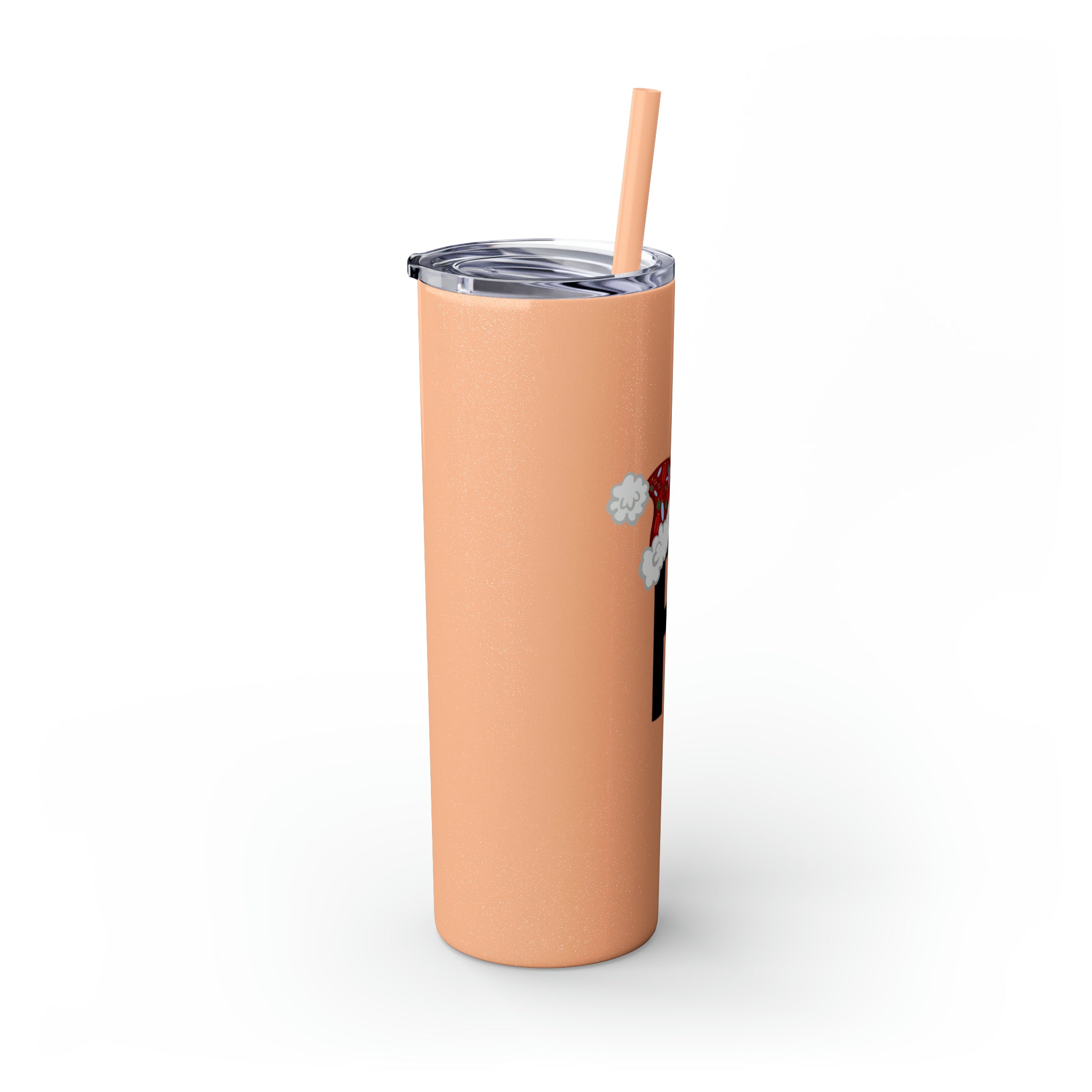 Rx Santa Hat - Skinny Tumbler with Straw, 20oz