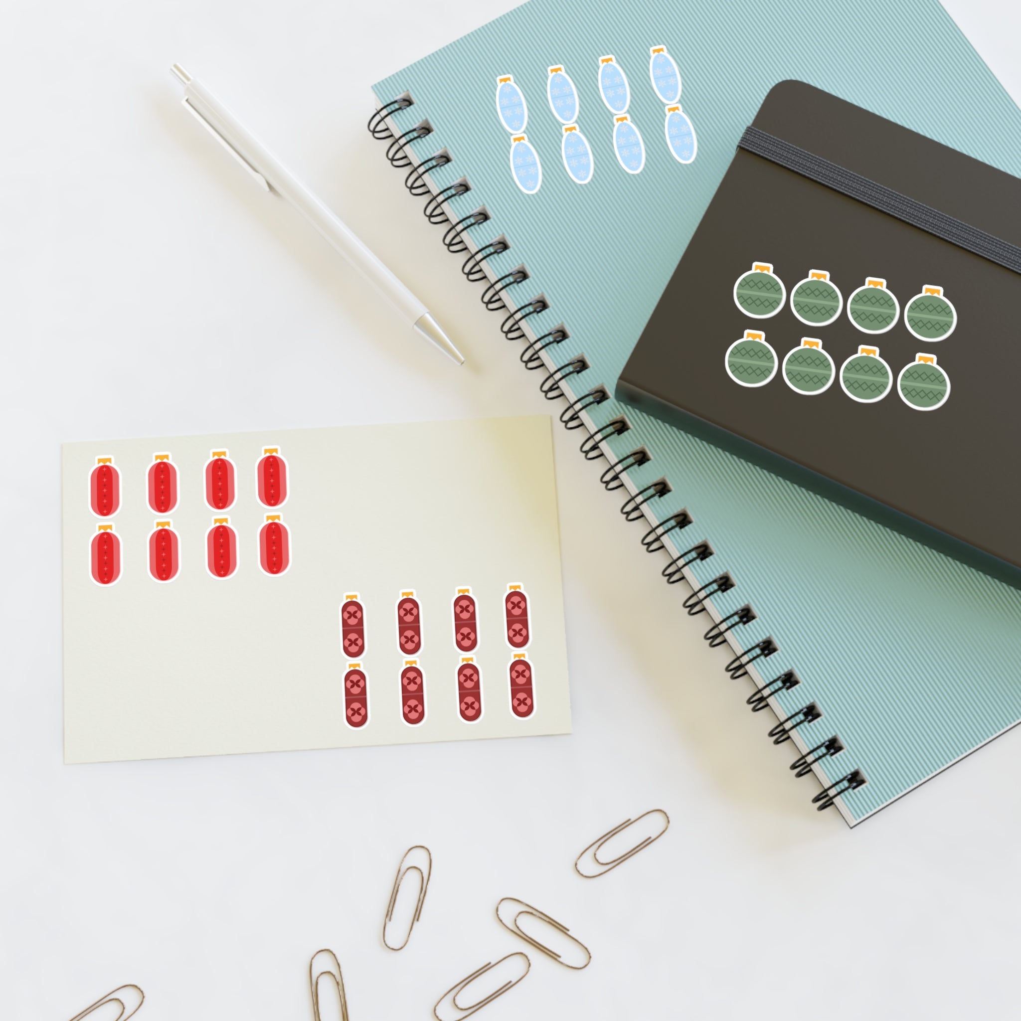 Pharmacy Pill Ornaments - Sticker Sheet