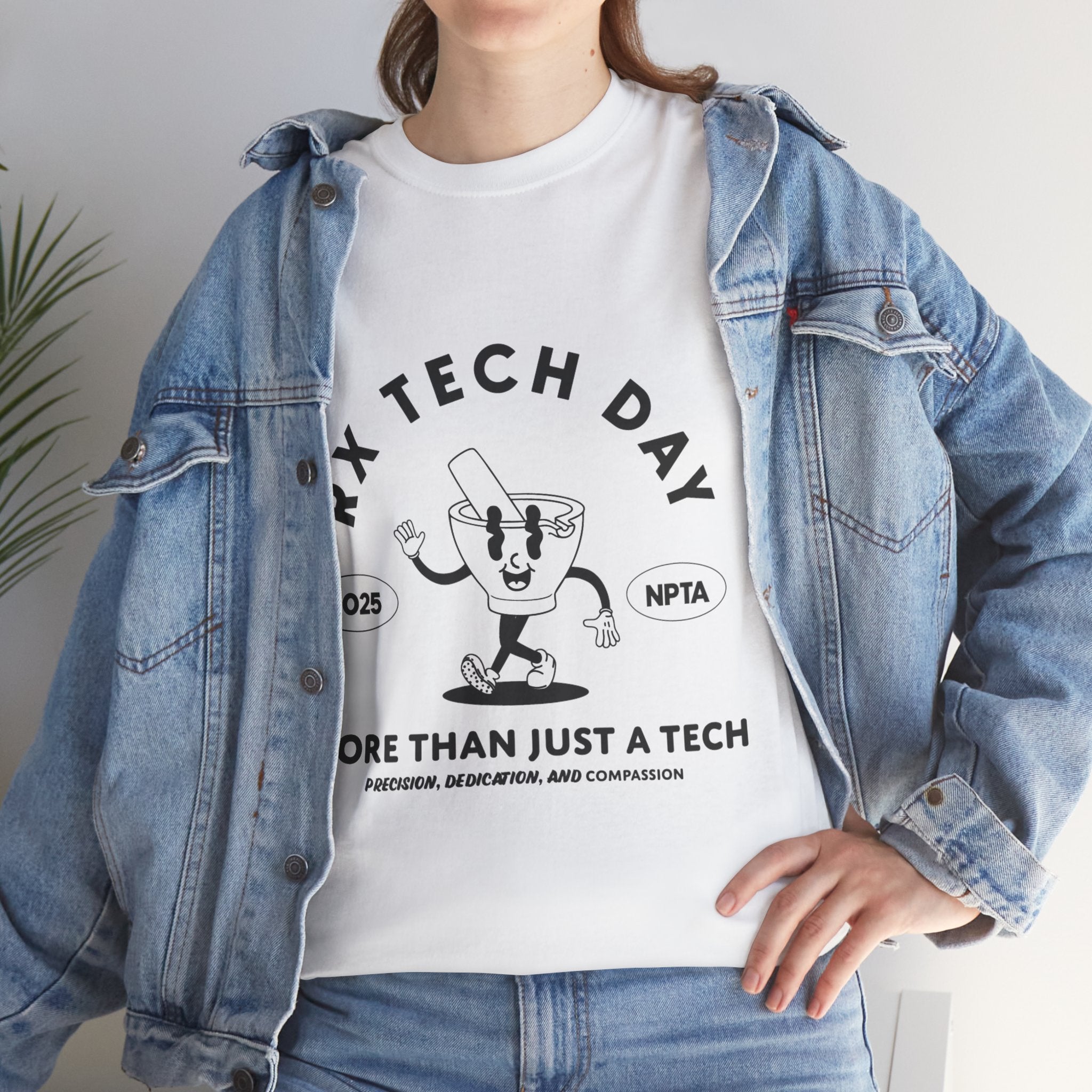 RxTech Day 2025 Mortar and Pestle Mascot Shirt