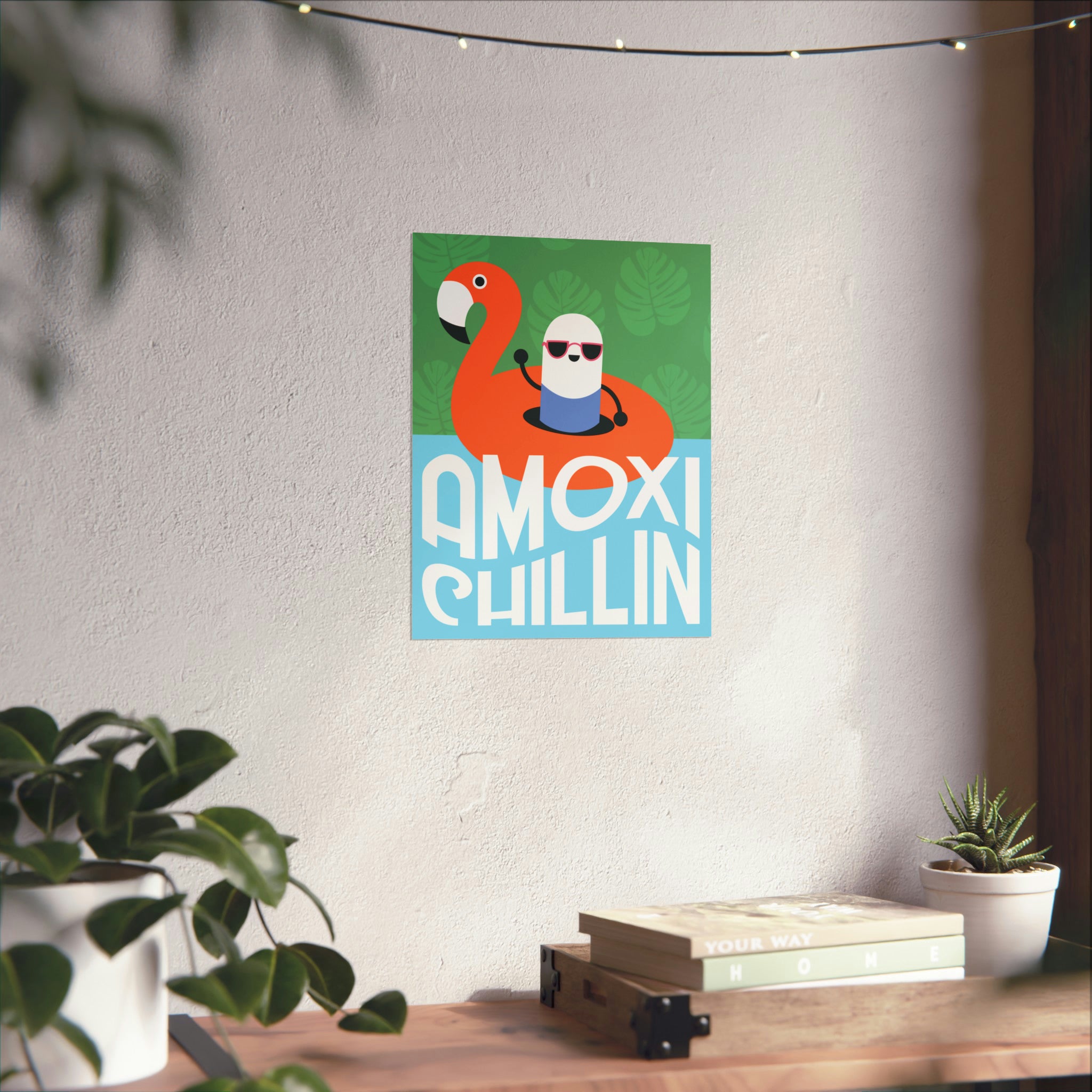 Amoxi-"Chillin" Matte Vertical Poster - Pharmacy Fun Decor