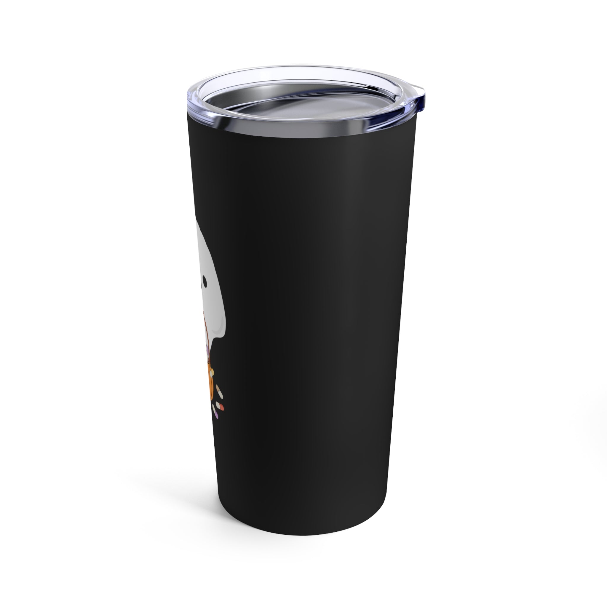 Ghost Trick or Treat Tumbler 20oz- Black
